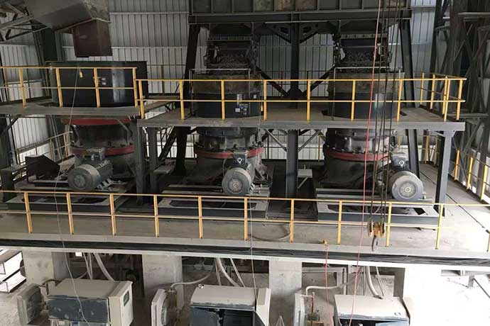 cone crusher used in basalt quarry(as secondary crusher)